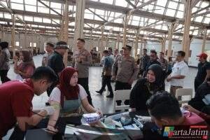 Polres Jember Peduli Kesehatan Buruh, Gelar MCU Gratis Jelang May Day