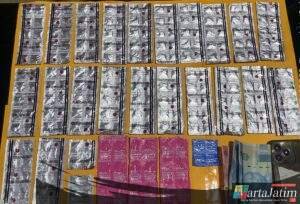 Polres Ngawi Ungkap Peredaran Obat Keras Ilegal, Tersangka dan Ratusan Okerbaya Diamankan