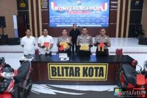 Polres Blitar Kota Ungkap Jaringan Curanmor Lintas Daerah, Amankan Dua Tersangka