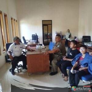 Gerak Cepat Sat Pol PP Kab.Kediri Pertemukan Dua Anak Yang Terlantar Asal Desa Pagu Dengan Orang Tuanya,Kaleb: Berkat Peran Aktif Masyarakat