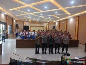 Safari Anti Narkoba Polres Kediri Libatkan Ratusan Pelajar Berbagai Sekolah