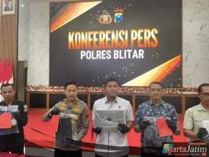 Polres Blitar Amankan Residivis Pembobol Tiga Gedung Sekolah