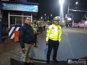 Polres Kediri Kota Gelar Patroli Skala Besar KRYD,Guna Cegah Aksi Tindak Kriminalitas Malam Hari