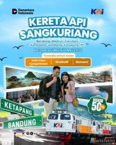 KAI Daop 7 Madiun Sambut Kehadiran KA SANGKURIANG: Pilihan Baru Untuk Healing Dan Kulineran Menuju Bandung Maupun Banyuwangi