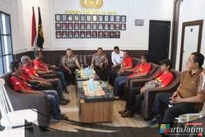 Jogo Jatim : Polres Madiun Kota Perkuat Sinergi dengan Serikat Buruh