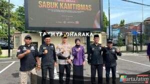 SH Terate Pusat Madiun ikuti apel besar Sabuk Kamtibmas di Polres Kediri Kota