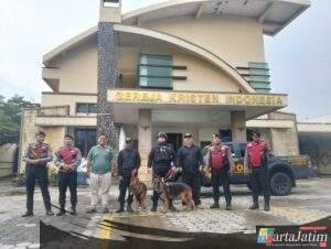 Polres Kediri Kota Sterilisasi Gereja Jelang Rangkaian Ibadah Paskah 2026, Pastikan Keamanan dan Kenyamanan Jemaat
