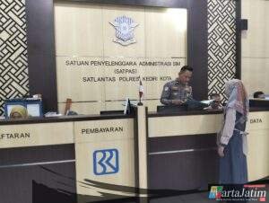 Pelayanan Prima Dan Humanis Satpas SIM Satlantas Polres Kediri Kota, Hadirkan Kenyamanan Bagi Pemohon