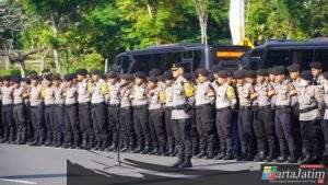 Polrestabes Surabaya Siagakan 3.670 Personel Pelayanan Pengamanan May Day 2026