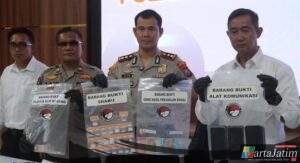 Polres Probolinggo Kota Ungkap Narkoba Amankan 9 Tersangka Pengedar Sabu