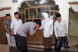 Silaturahmi ke Ponpes Bersejarah, Kapolres Kediri Tekankan Harmoni dan Persatuan