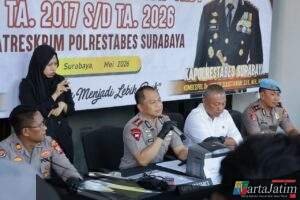 Polrestabes Surabaya Amankan 14 Tersangka Joki UTBK-SNBT
