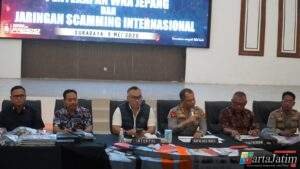 Polrestabes Surabaya Bongkar Markas Scaming Jaringan Internasional 44 Orang Diamankan