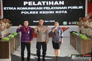Polres Kediri Kota Tingkatkan Profesionalisme Personel Lewat Pelatihan Etika Komunikasi Pelayanan Publik