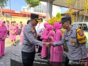 Kapolres Kediri Apresiasi Kebersihan Mako dan Kekompakan Personel Polsek Ngadiluwih