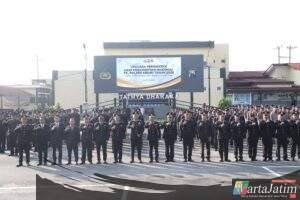 Kapolres Kediri Apresiasi Personel dan Tokoh Masyarakat di Momen Harkitnas 2026