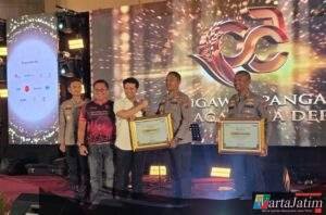 Polres Kediri Raih Penghargaan Terbaik II Se-Jawa Timur Capaian Serapan Jagung ke Bulog Th.2026