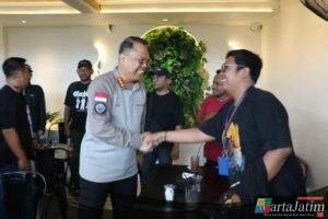 Satgas Humas Ops Damai Cartenz-2026 Perkuat Kolaborasi Melalui Silaturahmi Bersama Wartawan di Timika