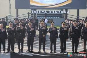 Peringati Hari Lahir Pancasila, Polres Kediri Teguhkan Nilai Kebangsaan