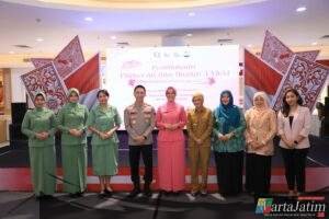 Ketua Bhayangkari Cabang Kediri Kota Ny. Yani Anggi Gelar Pameran UMKM, Dukung Produk Lokal Naik Kelas