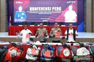 Polda Jatim Ungkap 320 Kasus 3C dan Kejahatan Jalanan Selama Mei 2026
