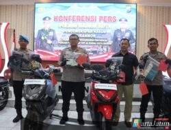 Polres Madiun Kota Ungkap 3 Kasus Curanmor 4 Orang Residivis Diamankan
