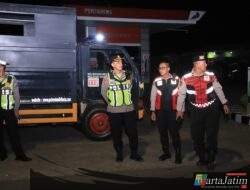 Polres Kediri Kota Gelar Apel dan Patroli KRYD, Antisipasi Gangguan Kamtibmas hingga Dini Hari