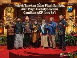 Polsek Tarokan Gelar Pisah Sambut, AKP Priyo Hadistyo Resmi Gantikan AKP Ibnu Sa’i