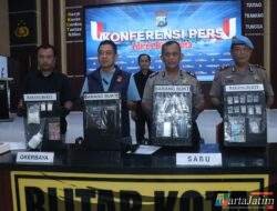 Polres Blitar Kota Ungkap Kasus Narkoba 14 Tersangka Diamankan