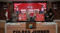 Polres Jember Ungkap Kasus Narkoba Amankan 30 Tersangka dan Ratusan Gram Sabu