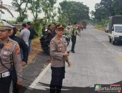 Polres Lumajang Bubarkan Balap Liar di JLS Pasirian, 10 Motor Diamankan