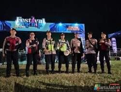 Polres Kediri Kota Laksanakan Pengamanan Konser Musik Bertajuk FESTIK 2026 di Tirtoyoso Park