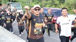 Polres Magetan Gelar Playon Bersama Masyarakat Sambut Hari Bhayangkara ke-80