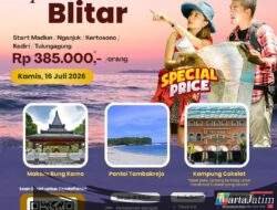 Mau Liburan Seru Bebas Macet? Yuk Ikut Open Trip Rail Tour Blitar KAI Daop 7 Madiun!