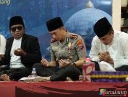 Mengawali Tahun Baru Hijriah dengan Munajat Bersama, Kapolres Kediri Kota Hadir Bersama Ulama dan Masyarakat