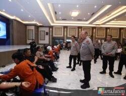 Aksi Sosial Polda Jatim Sambut Hari Bhayangkara ke-80 Gelar, Donor Darah Untuk Kemanusiaan