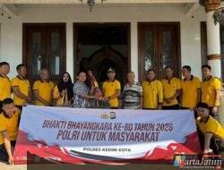 Polres Kediri Kota Bersihkan Tempat Ibadah Sambut Hari Bhayangkara ke-80