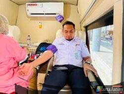 Bukan Cuma Antar Penumpang, KAI Daop 7 Madiun Juga ‘Antar’ Harapan Lewat Donor Darah di 3 Stasiun