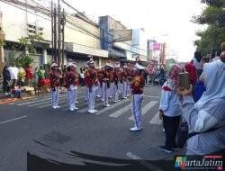 Aksi Memukau Polisi Cilik Binaan Satlantas Polres Kediri Kota Sedot Perhatian Pengunjung CFD