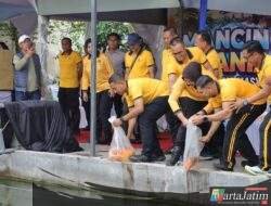 Mancing Mania Polres Kediri Lampaui Target, Usung Nuansa Rekreatif di Hari Bhayangkara