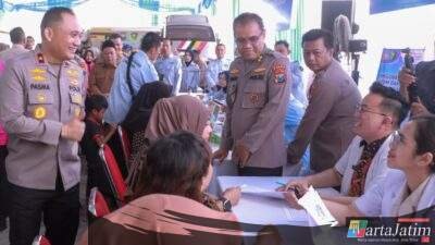 Hari Bhayangkara ke-80, Polda Jatim Gelar Bakkes Layani 2.500 Warga di RS Bhayangkara Jombang