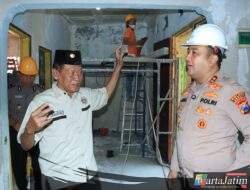 Polres Gresik Bedah Rumah Purnawirawan Polri di Driyorejo, Kado Hari Bhayangkara ke – 80