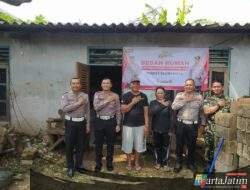 Sentuhan Kepedulian Bhayangkara, Polres Kediri Kota Bedah Rumah Warga Tosaren sebagai Wujud Kepedulian Nyata
