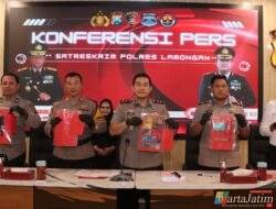 Polres Lamongan Ungkap Jaringan Ganjal ATM Lintas Daerah, 5 Tersangka Residivis Diamankan