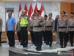 Jelang Hari Bhayangkara ke-80, Polda Jatim Ikuti Upacara Pemuliaan Nilai-Nilai Tribrata