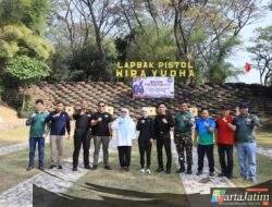 Perkuat Sinergitas Tiga Pilar, Polres Kediri Kota Gelar Silaturahmi dan Lomba Menembak Peringatan Hari Bhayangkara ke-80
