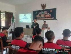 Polres Kediri Ajak Peserta Diklatsar Banser Perkuat Kepedulian terhadap Kamtibmas