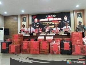 Dua Bulan, 46 Kasus Narkoba Terungkap di Kediri dengan Sitaan Lebih dari 2 Juta Pil LL