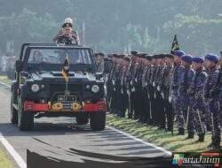 Polri Gelar Upacara Hari Bhayangkara Ke-80 di Satlat Korbrimob Cikeas