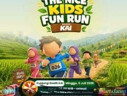​Isi Liburan Sekolah, KAI Daop 7 Madiun Hadirkan Booth Edukasi Seru di Kids Fun Run 2026